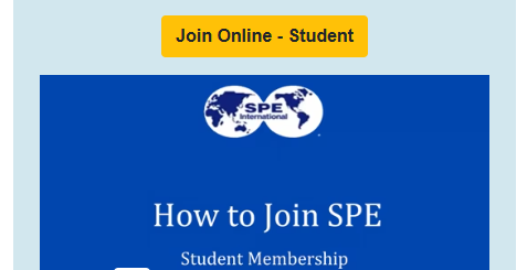 SPE Join as a Student